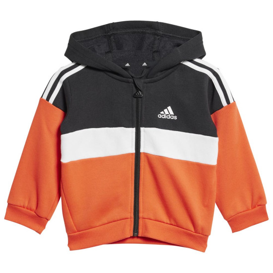 Adidas Βρεφικές φόρμες σετ Tiberio 3-Stripes Colorblock Fleece Tracksuit